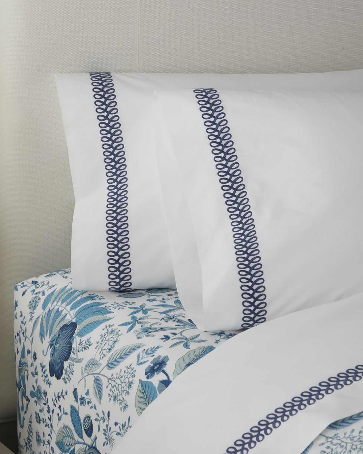 Matouk Schumacher Astor Braid Pillowcases, Pair, Standard | Thumbnail 6