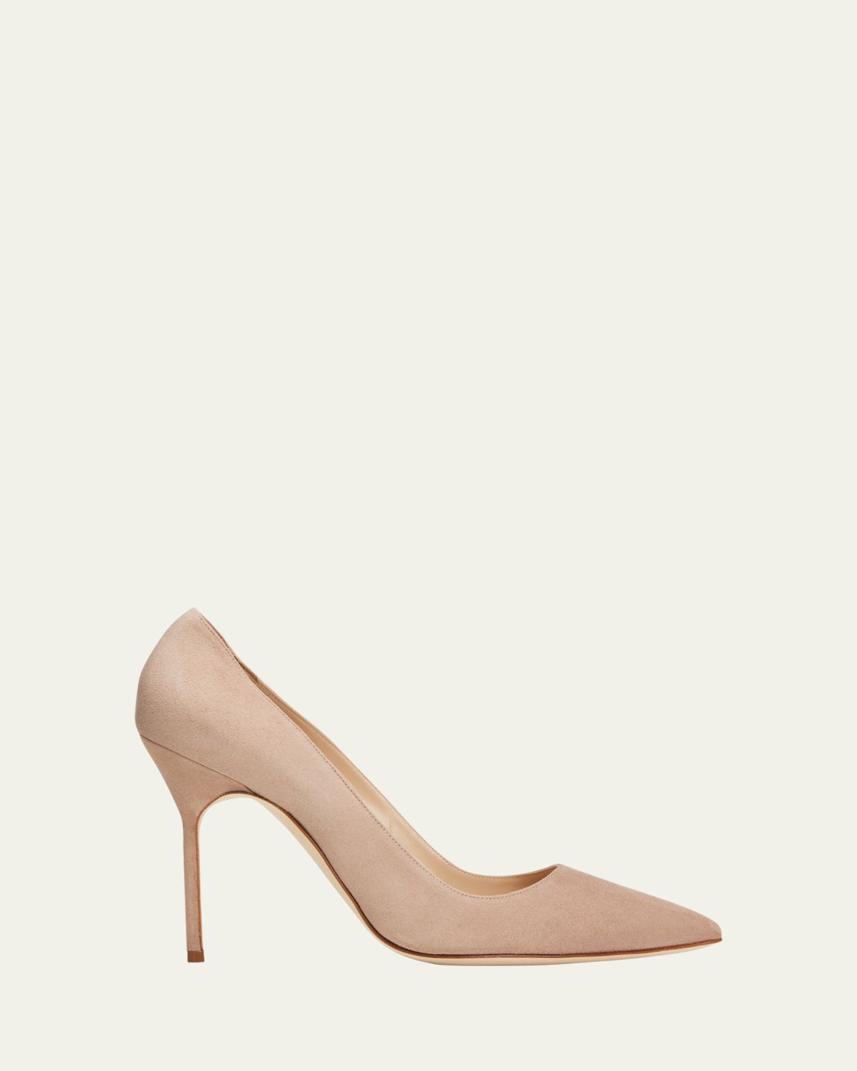 Manolo Blahnik BB 105mm Suede Stiletto Pumps
