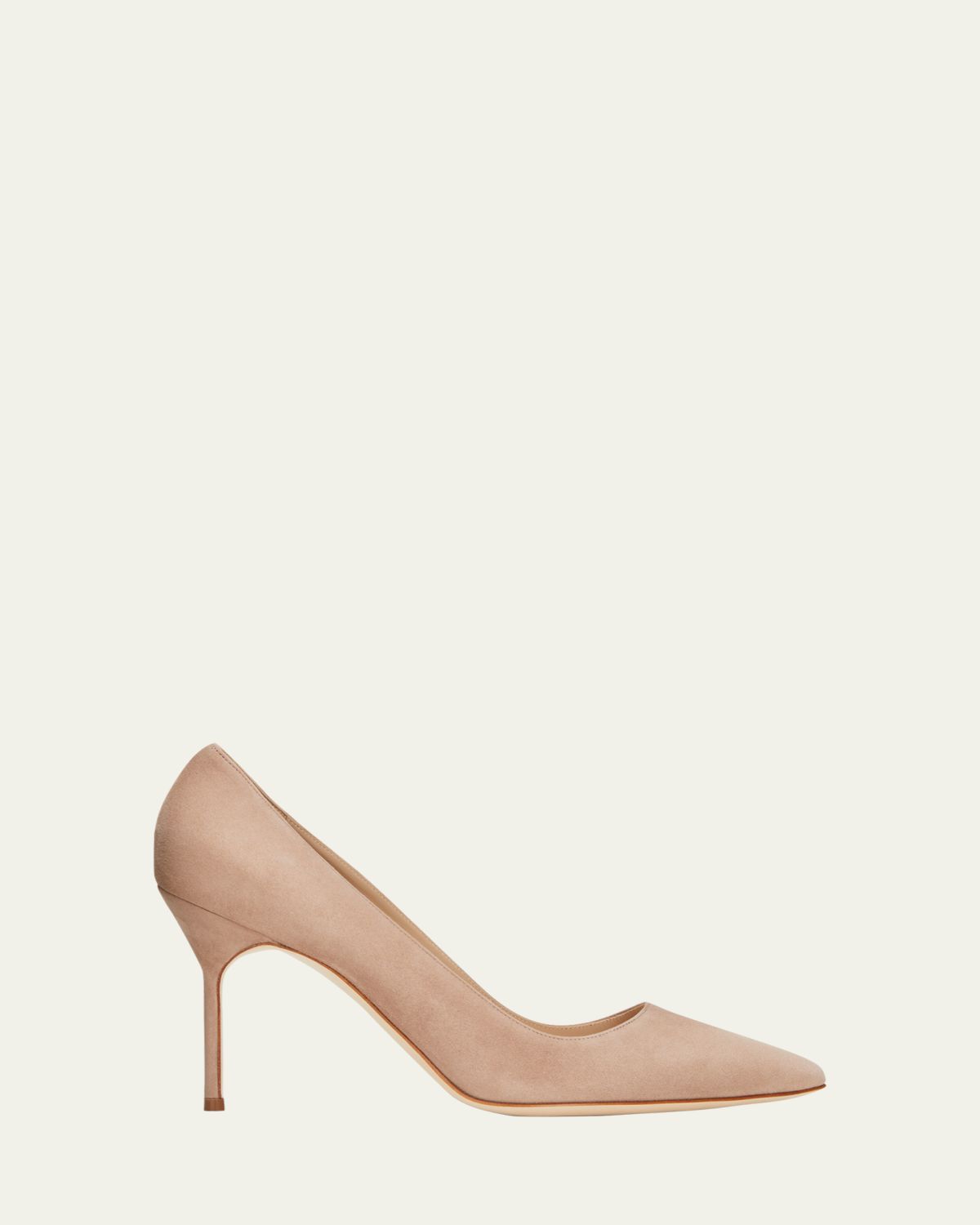 Manolo Blahnik BB 90mm Suede Pumps