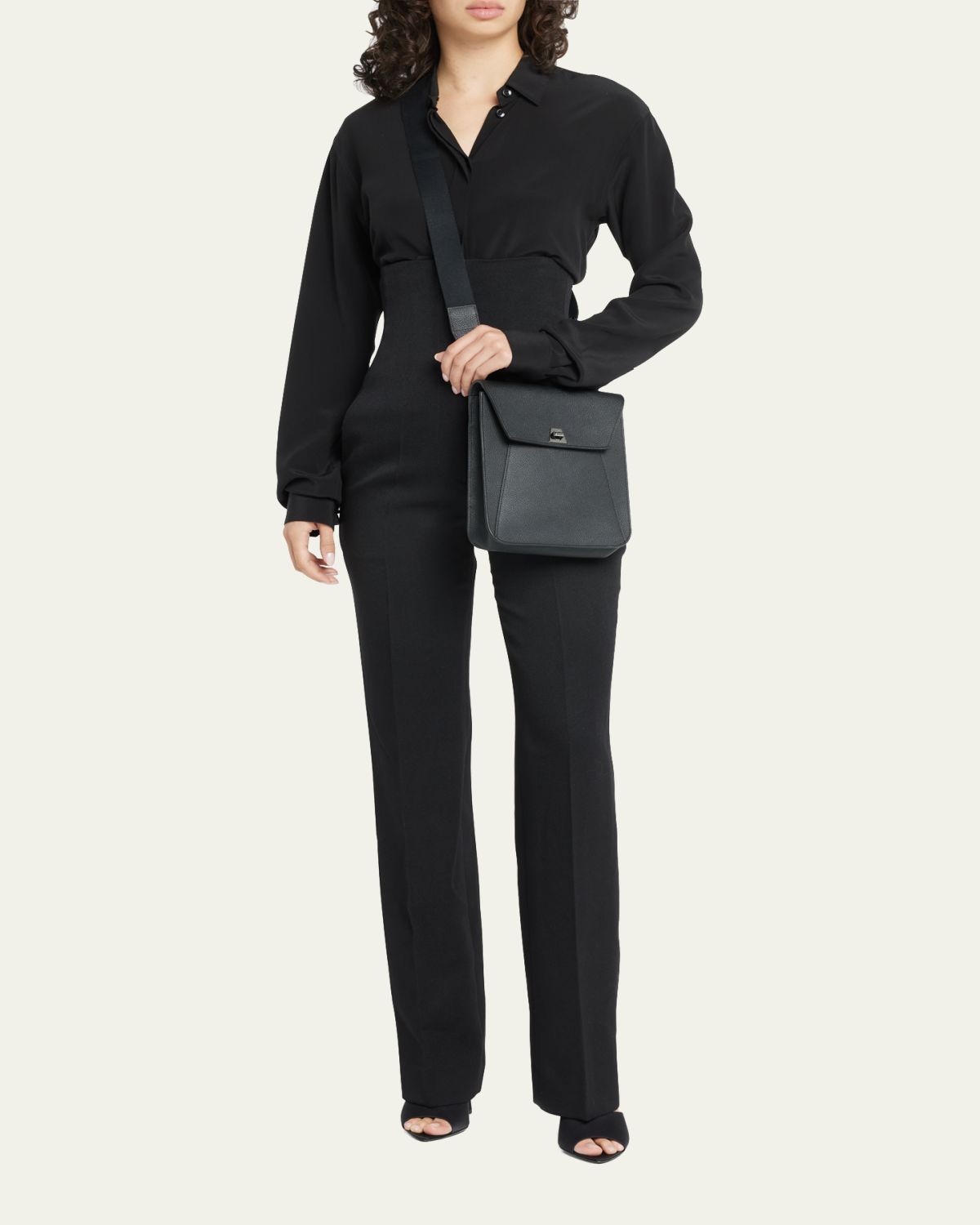 Akris Anouk Small Leather Messenger Bag | Thumbnail 5