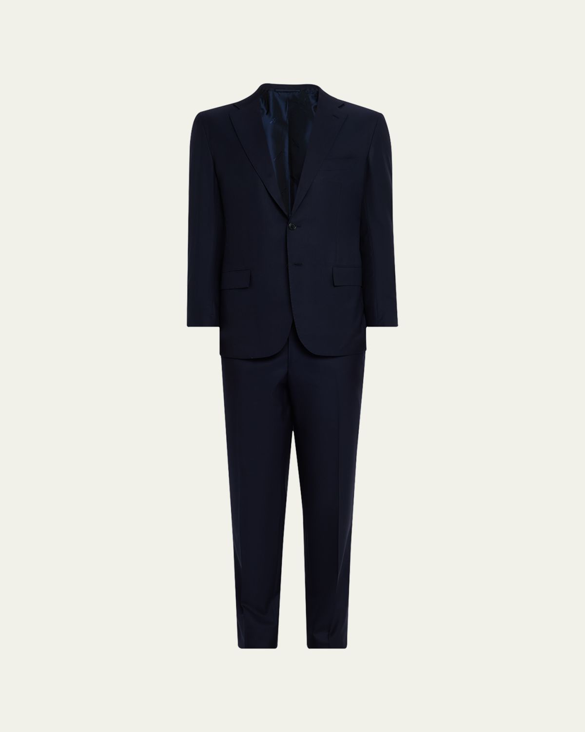 Kiton Men's Wool-Silk Basic Suit