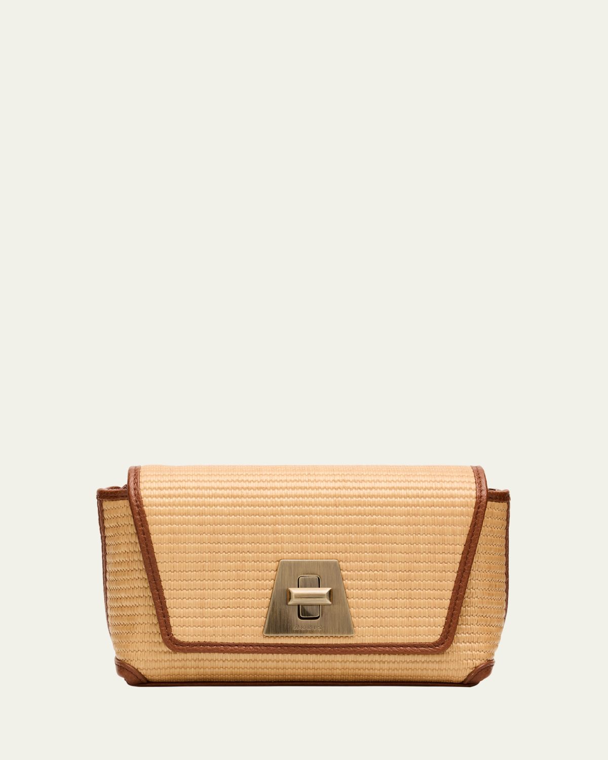 Akris Anouk Little Day Bicolor Raffia Crossbody Bag | Thumbnail 6