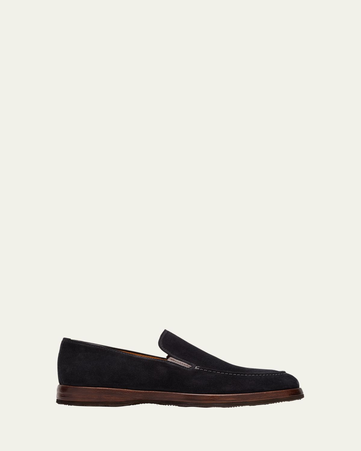 Bontoni Men's Passeggio Suede & Leather Welt Loafers