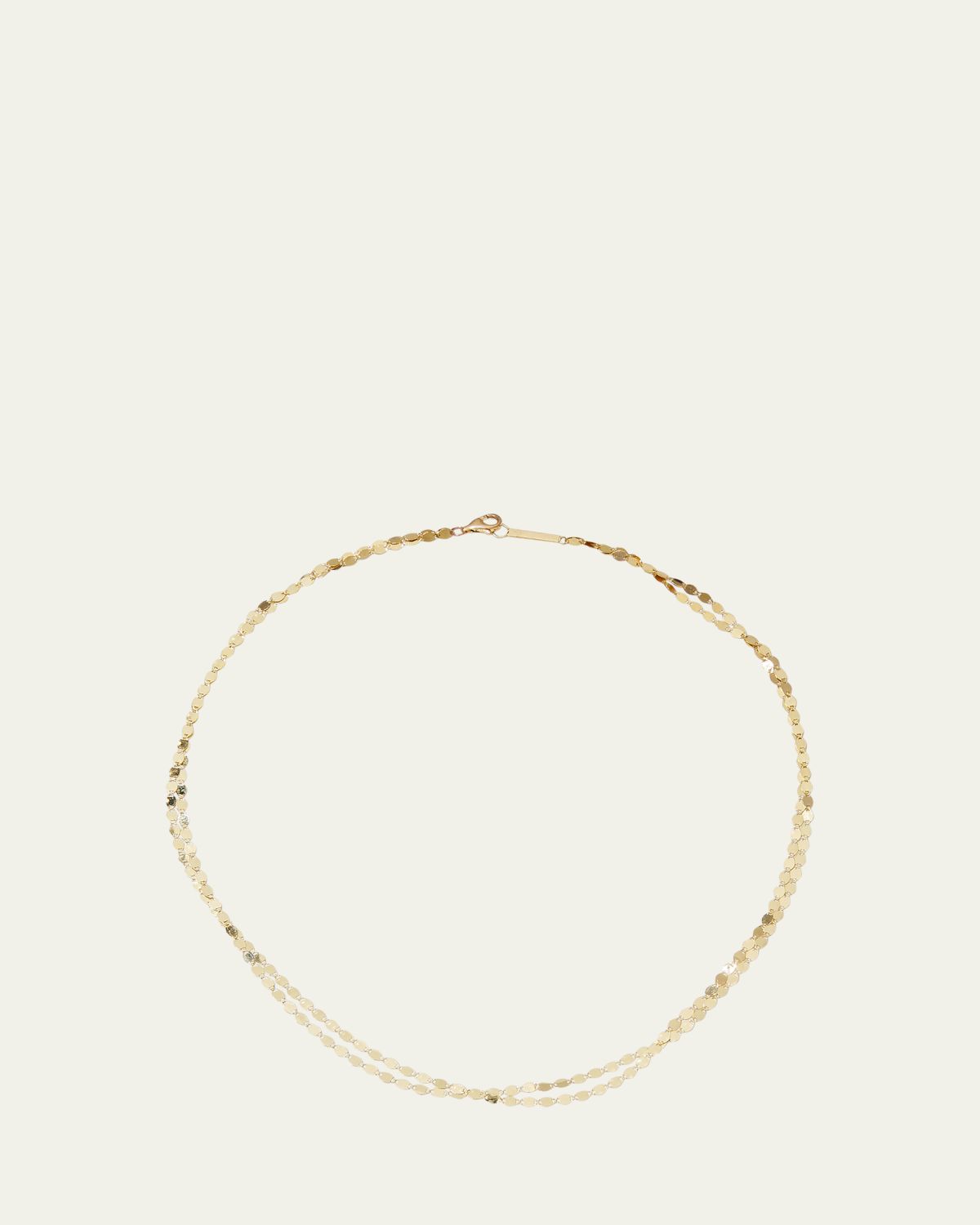 Lana 14K Gold Double Strand Petite Nude Choker