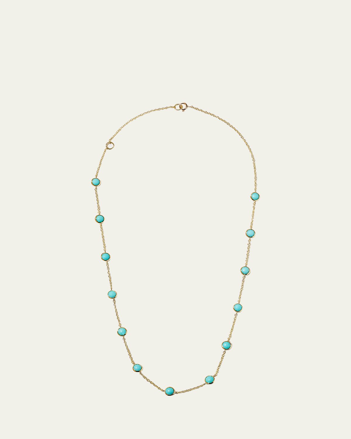 Ippolita 13-Stone Station Necklace in 18K Gold