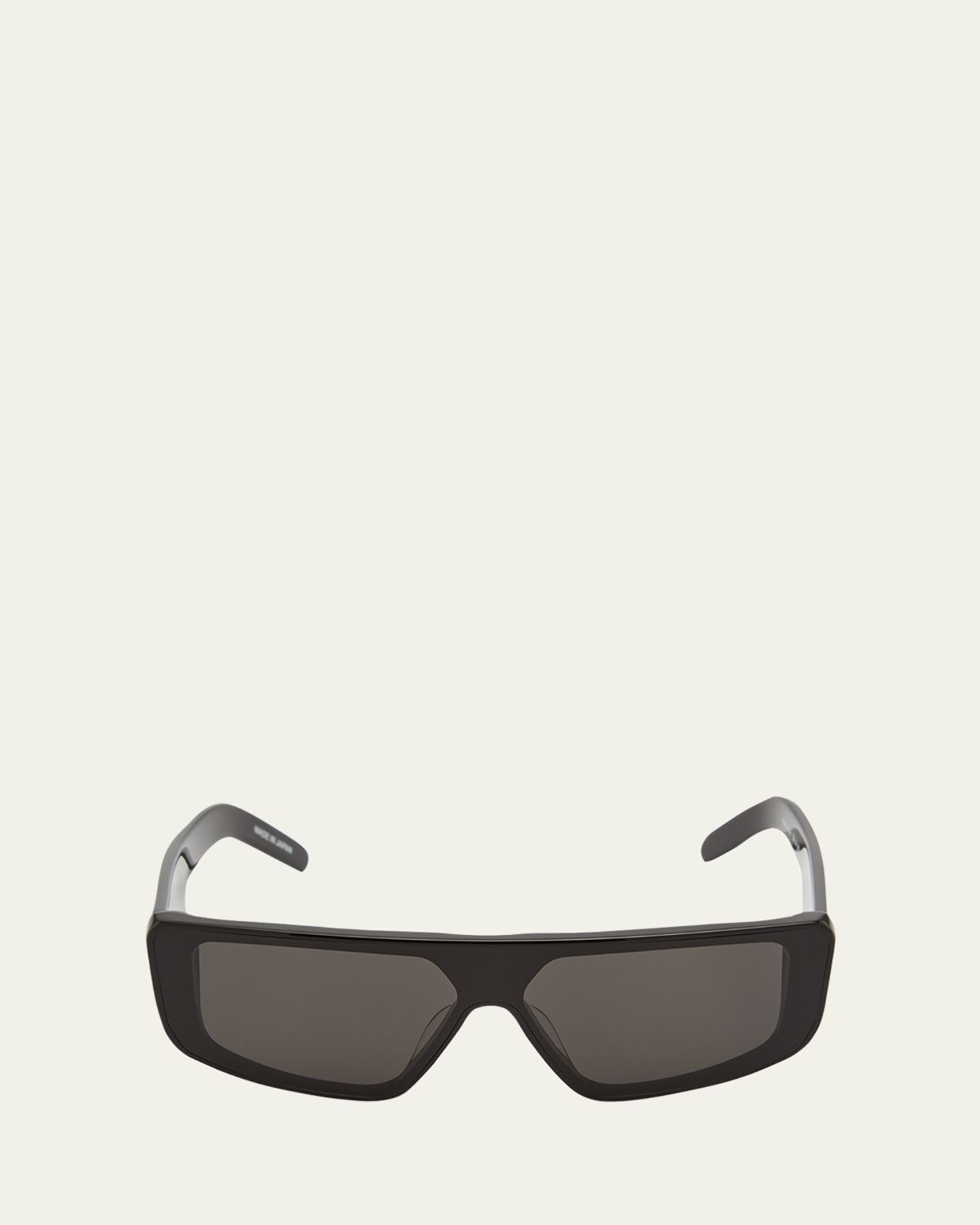 Rick Owens Men's Performa Flat-Top Shield Sunglasses