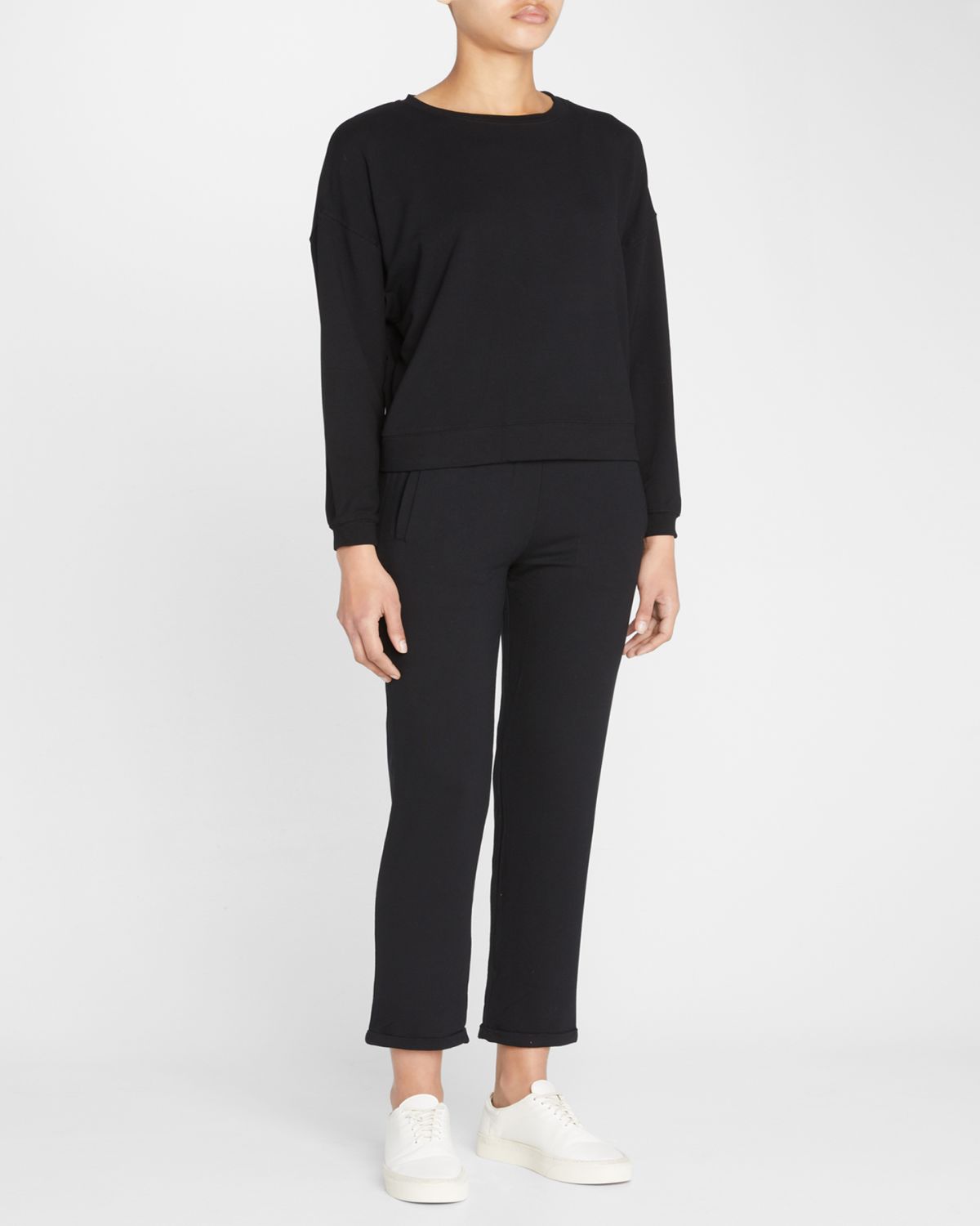 Majestic Filatures French Terry Crewneck Pullover | Thumbnail 6 Majestic Filatures French Terry Crewneck Pullover | Thumbnail 6
