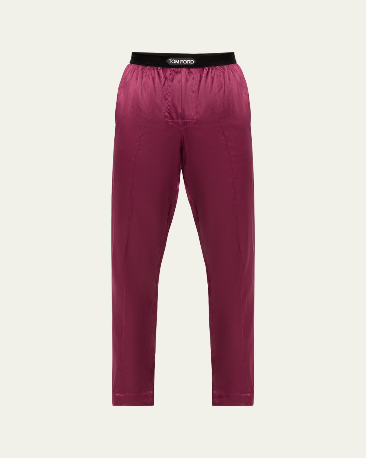 TOM FORD Men's Silk Logo Pajama Pants | Thumbnail 6 TOM FORD Men's Silk Logo Pajama Pants | Thumbnail 6