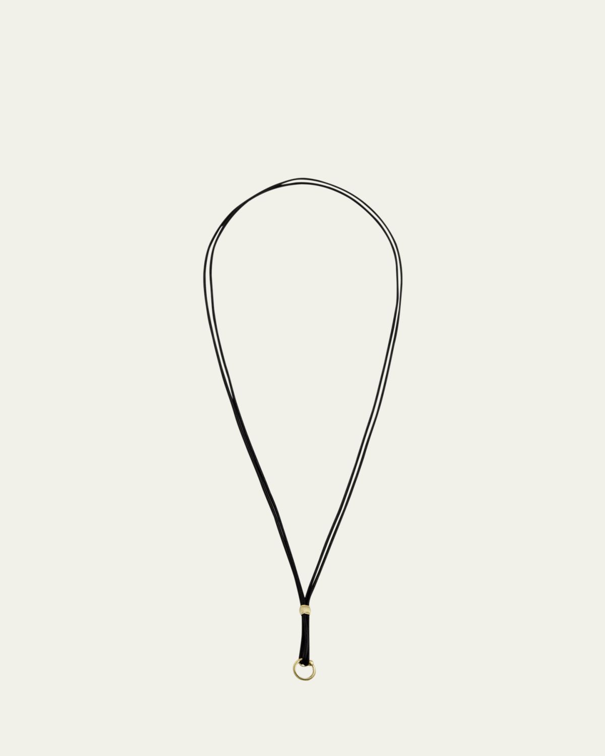 Paul Morelli Meditation Bell Black Cotton Cord with 18k Gold | Thumbnail 6