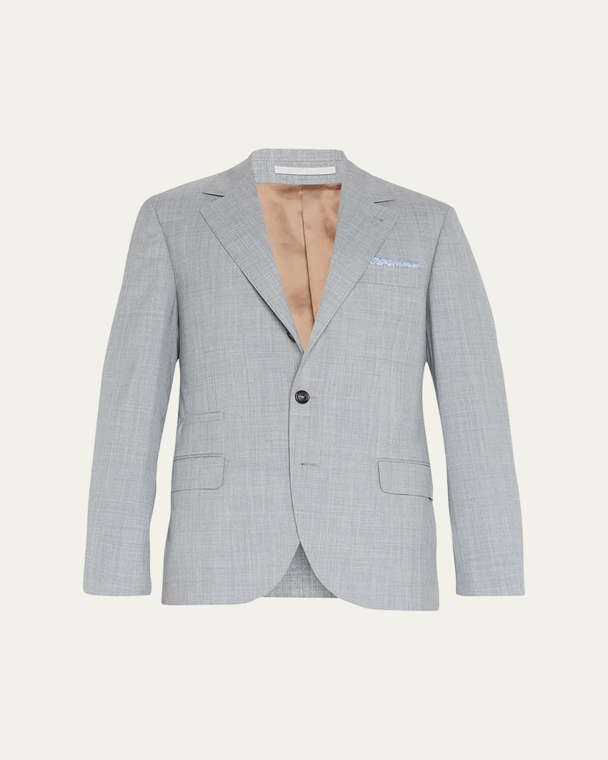 Brunello Cucinelli Men's Wool Three-Button Two-Piece Suit