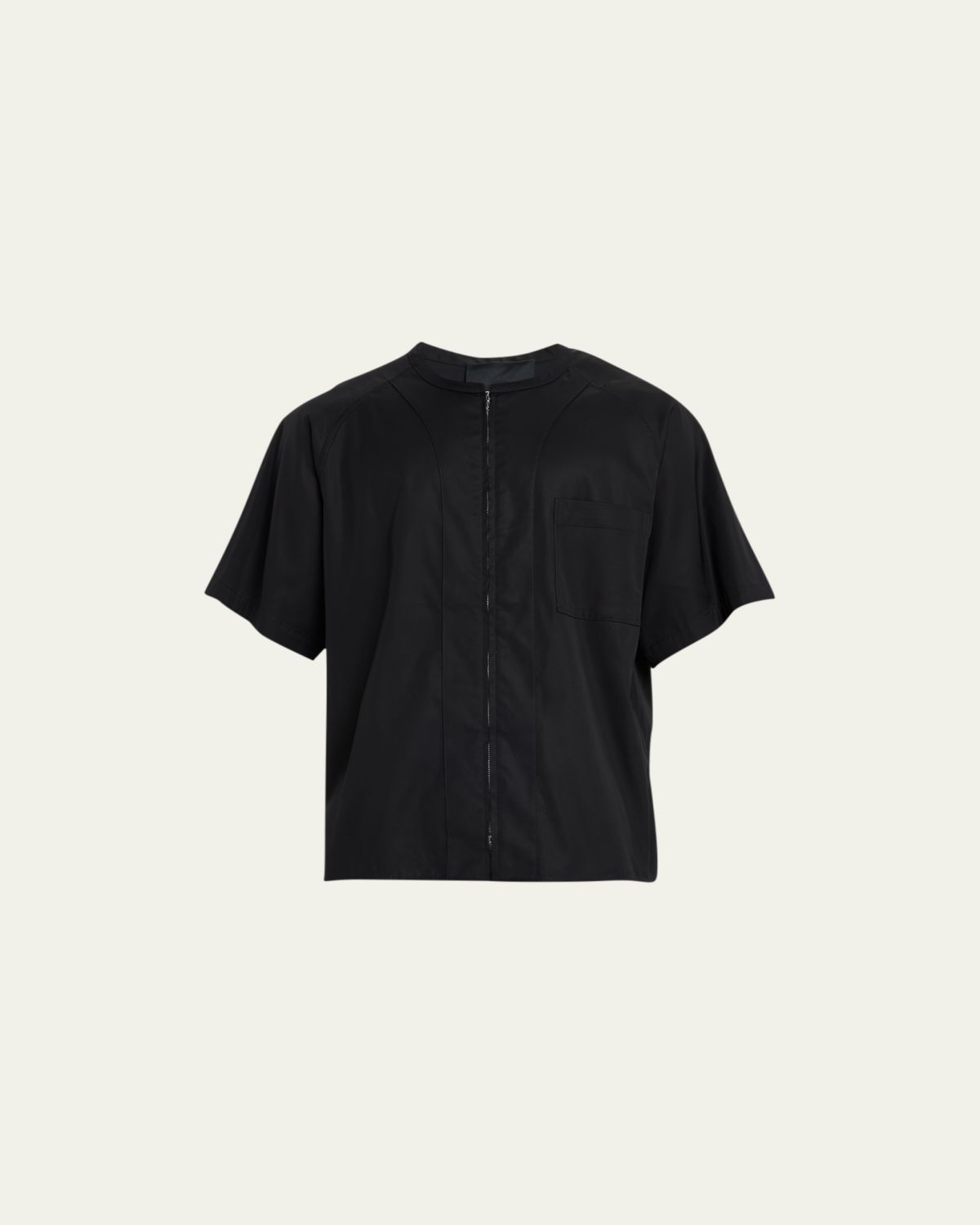 3.1 Phillip Lim Men's Zip-Front Baseball Shirt