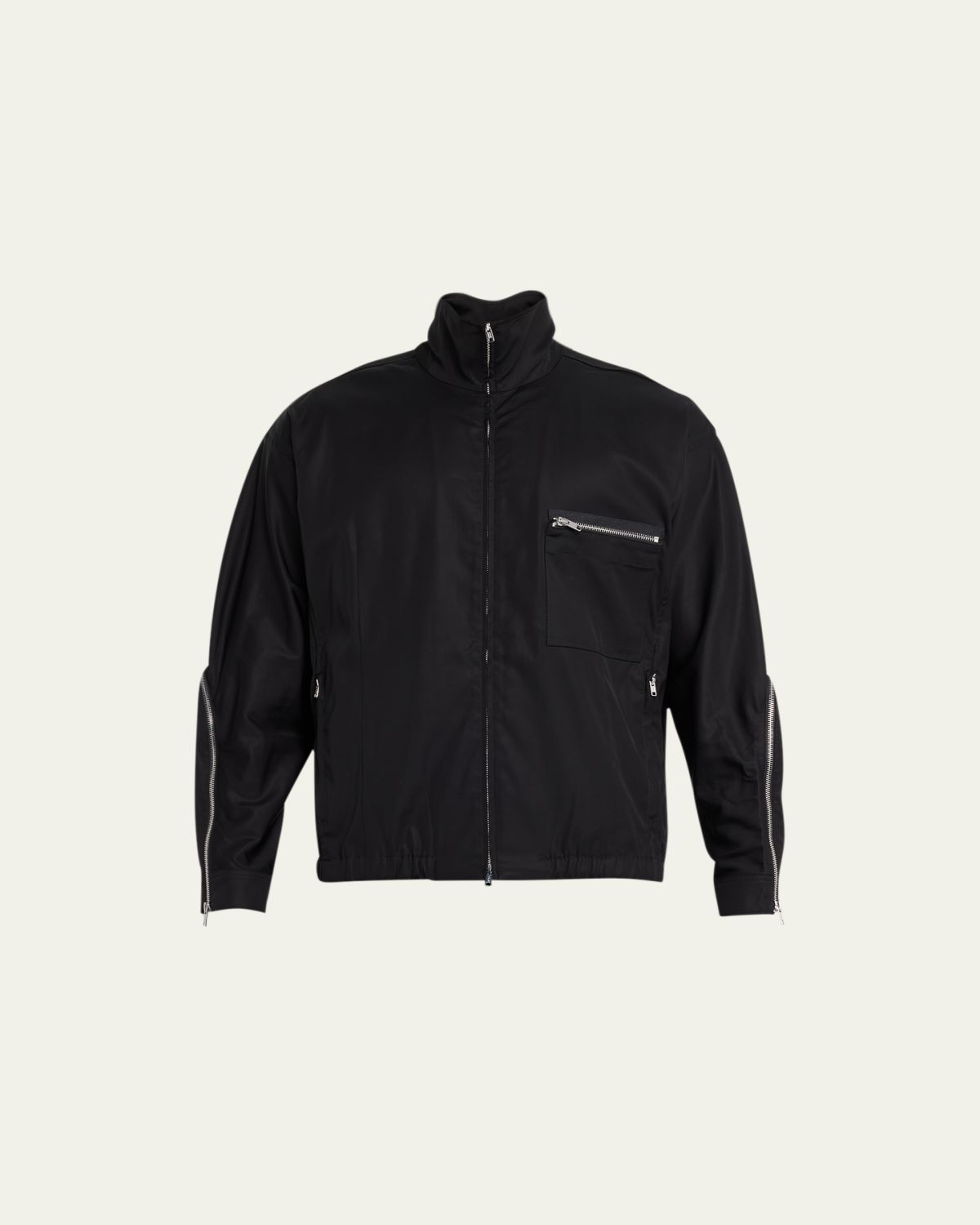 3.1 Phillip Lim Men's Curve-Zip Blouson Jacket