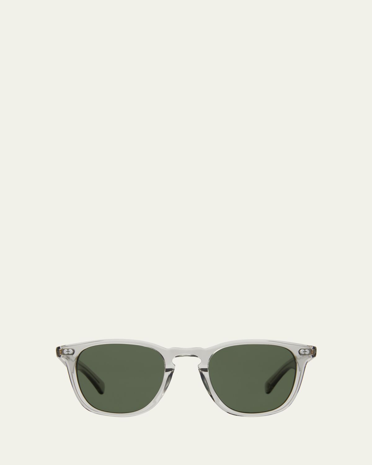 Garrett Leight Men's Brooks x Sun Keyhole-Bridge Square Sunglasses
