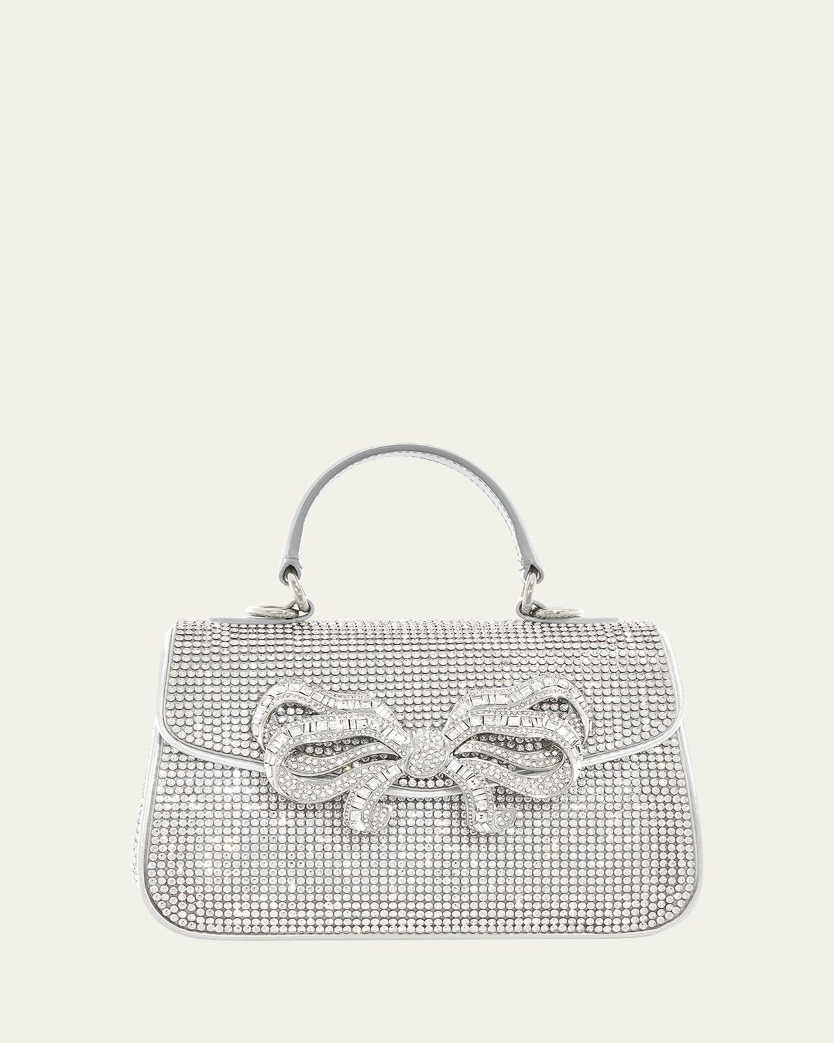 Judith Leiber Couture Bow Crystal Top-Handle Bag