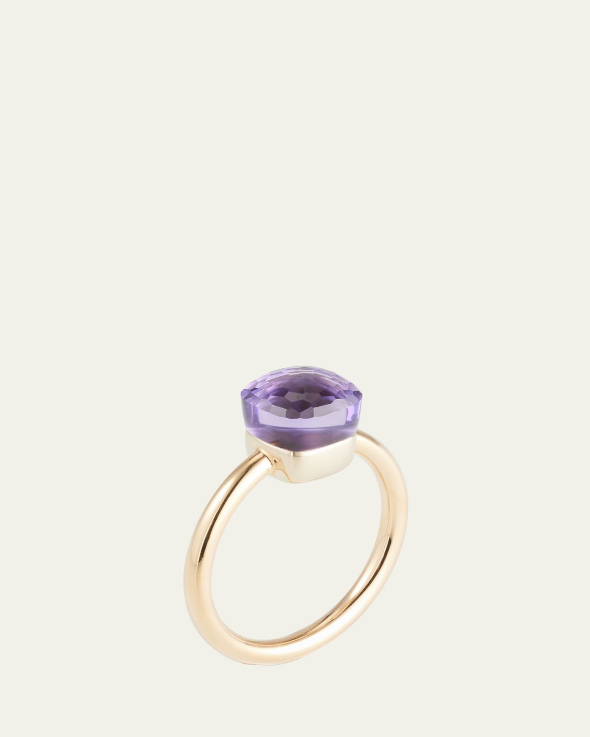 Pomellato 18K Rose Gold Nudo Petit Amethyst Ring