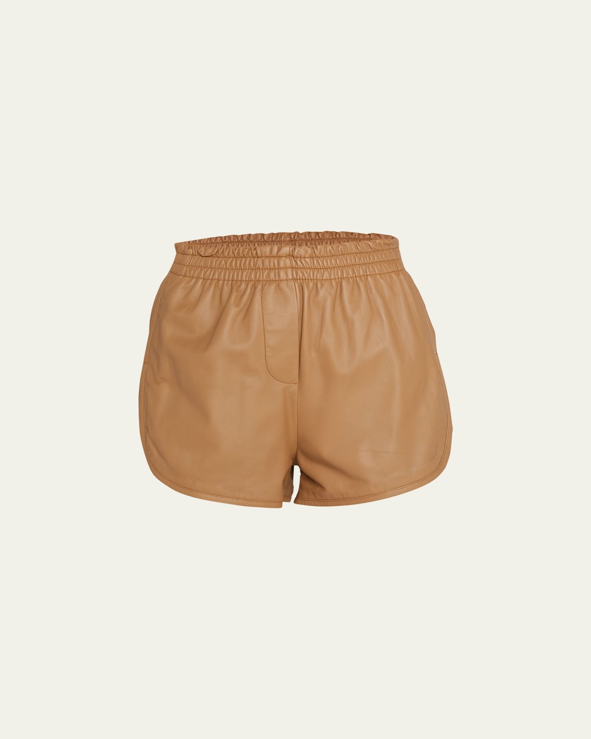 ZEYNEP ARCAY Leather Jogger Shorts | Thumbnail 6