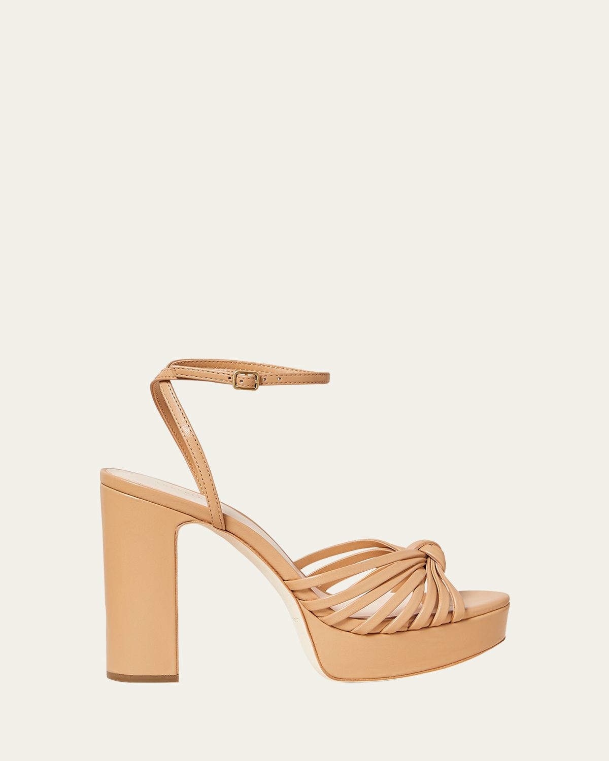 Loeffler Randall Rivka Metallic Knot Platform Sandals