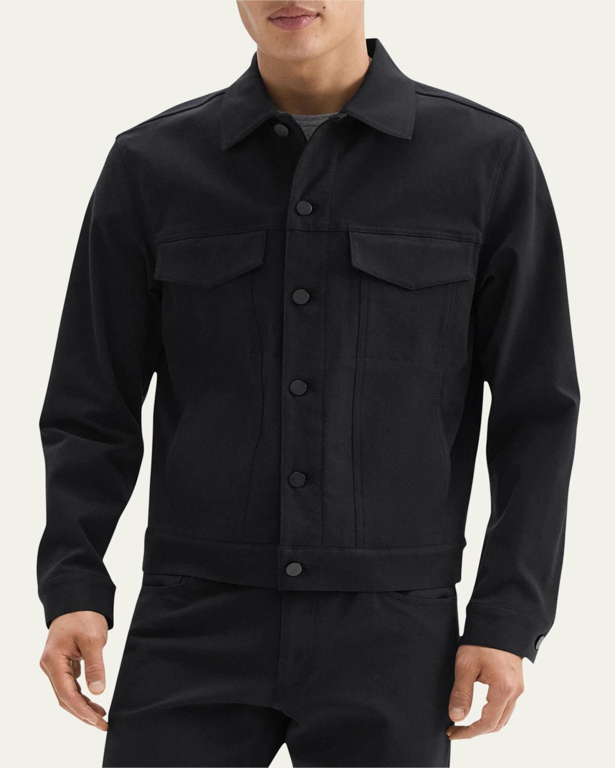 Theory Men's The River Jacket in Neoteric Twill | Thumbnail 4 Theory Men's The River Jacket in Neoteric Twill | Thumbnail 4