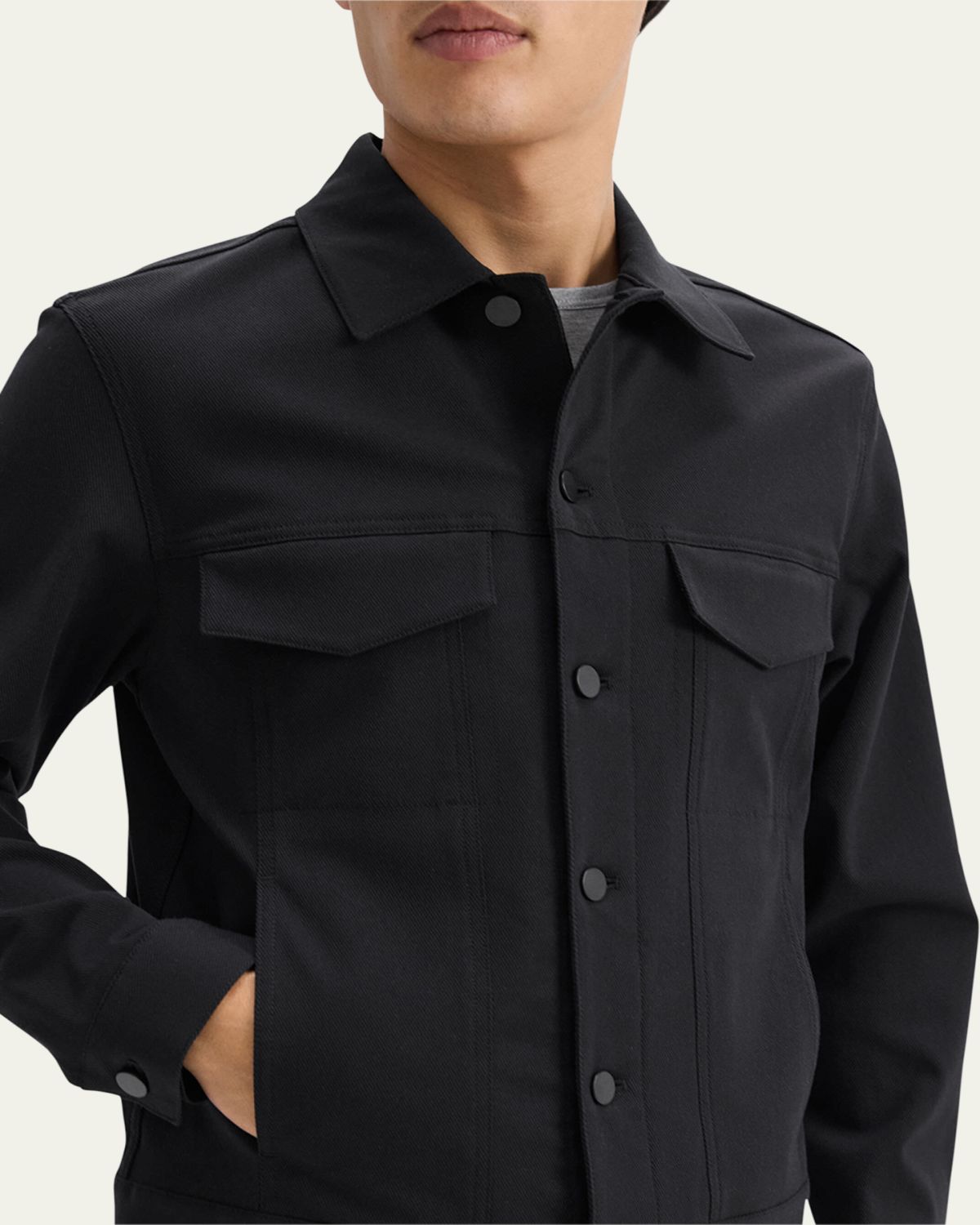 Theory Men's The River Jacket in Neoteric Twill | Thumbnail 5 Theory Men's The River Jacket in Neoteric Twill | Thumbnail 5