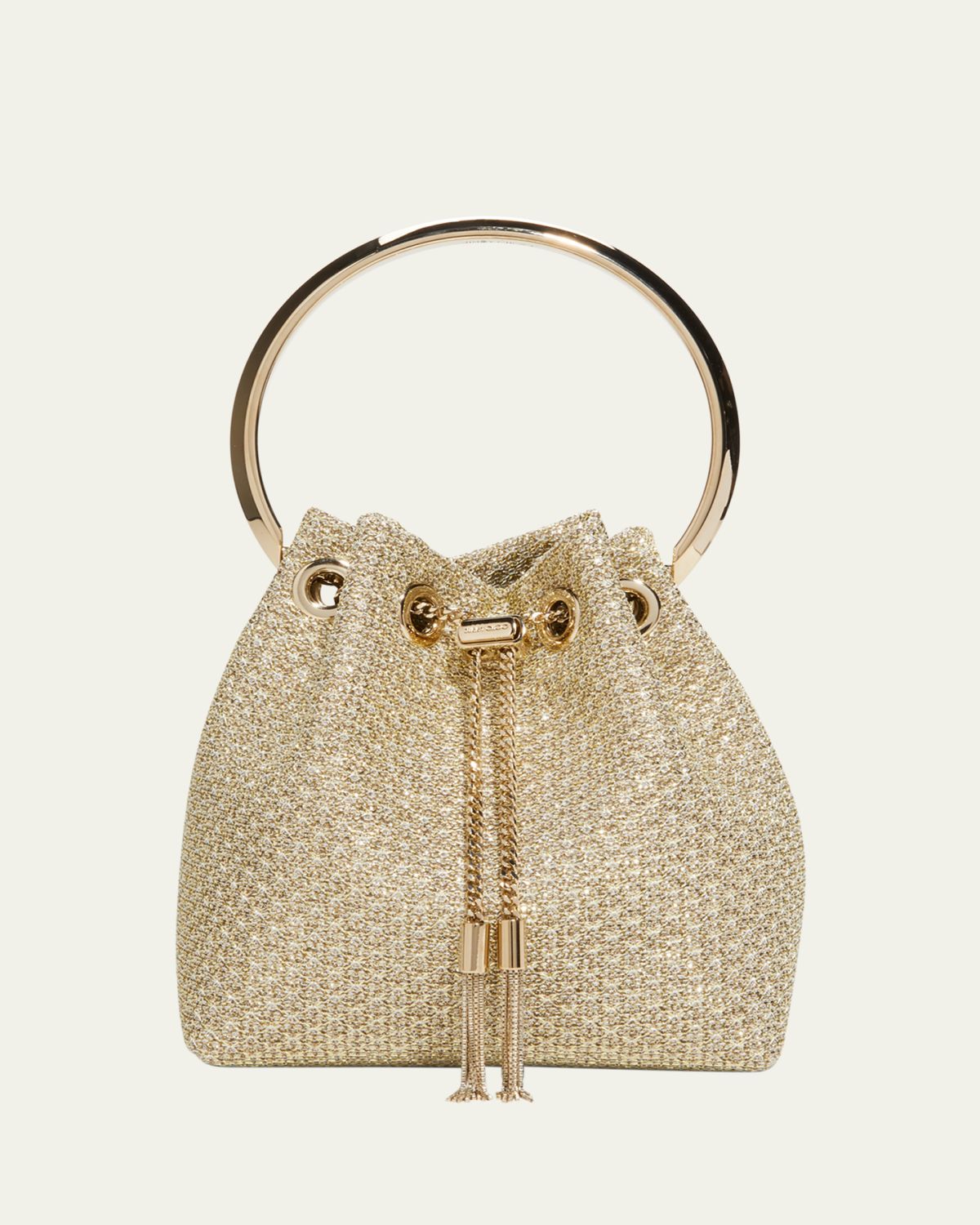 Jimmy Choo Bon Bon Metallic Bucket Bag | Thumbnail 6 Jimmy Choo Bon Bon Metallic Bucket Bag | Thumbnail 6