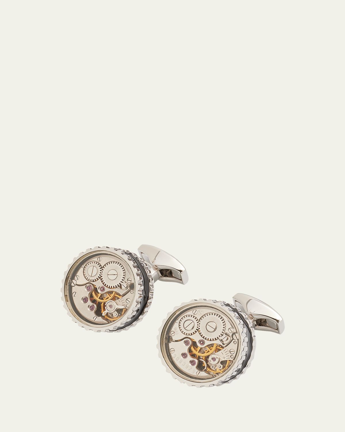 Tateossian Men's Round Skeleton Gear Cufflinks | Thumbnail 6 Tateossian Men's Round Skeleton Gear Cufflinks | Thumbnail 6