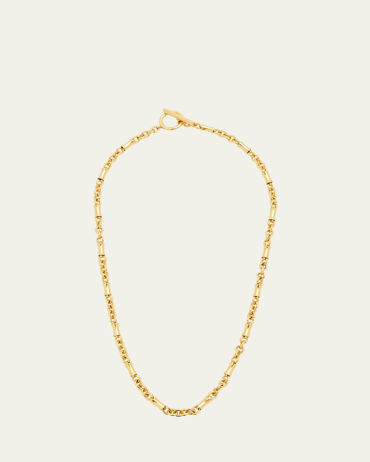 Ben-Amun Gold Chain Toggle Necklace, 34"L | Thumbnail 5