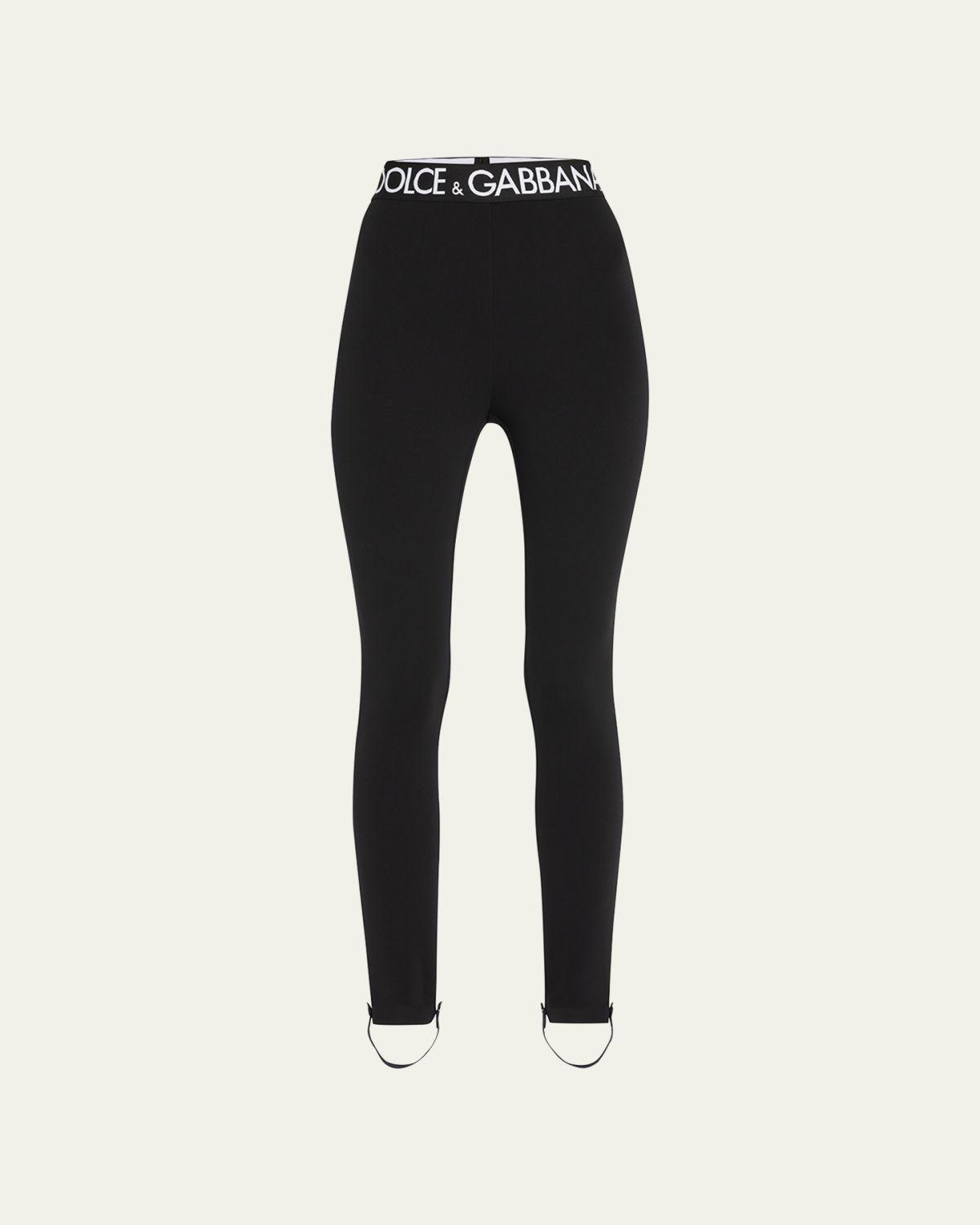 Dolce & Gabbana Branded Elastic High-Waist Leggings w/ Detachable Stirrups | Thumbnail 6 Dolce & Gabbana Branded Elastic High-Waist Leggings w/ Detachable Stirrups | Thumbnail 6