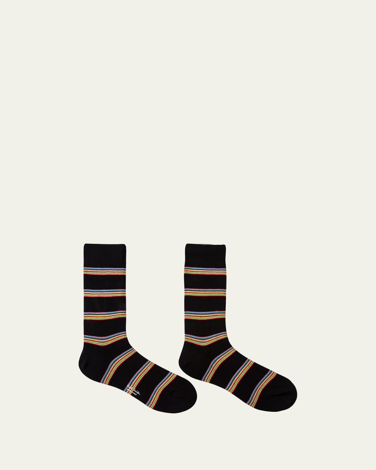 Paul Smith Men's Multiblock Ribbed Crew Socks | Thumbnail 3 Paul Smith Men's Multiblock Ribbed Crew Socks | Thumbnail 3
