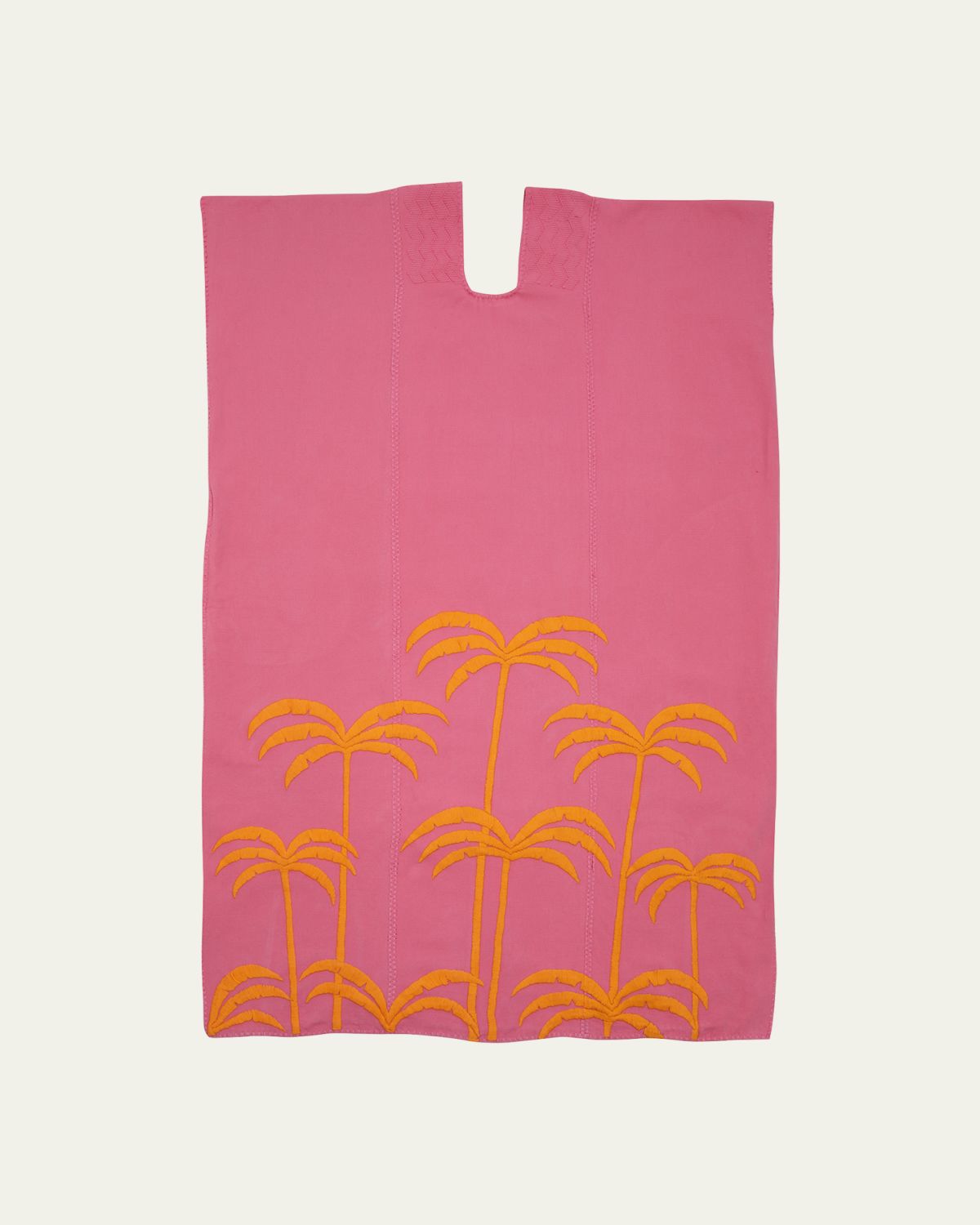 Pippa Holt Three Panel Embroidered Palm Tree Midi Kaftan | Thumbnail 3