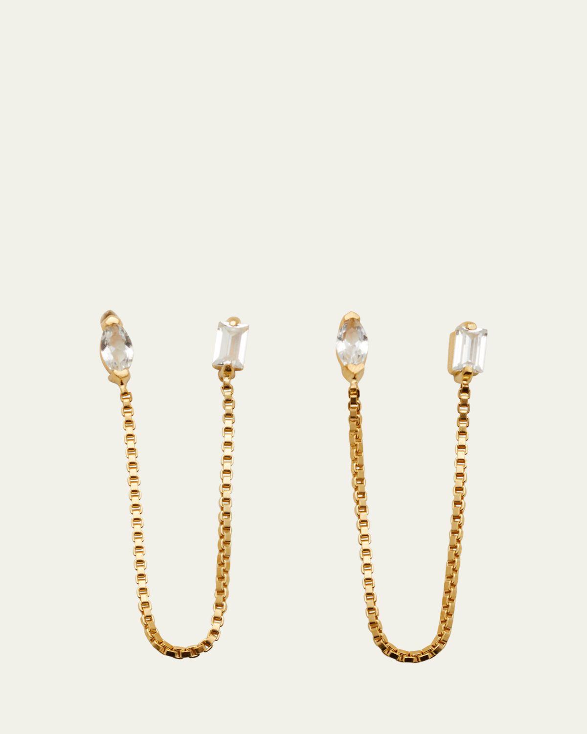 Jennifer Zeuner Viola Chain Earrings | Thumbnail 4 Jennifer Zeuner Viola Chain Earrings | Thumbnail 4