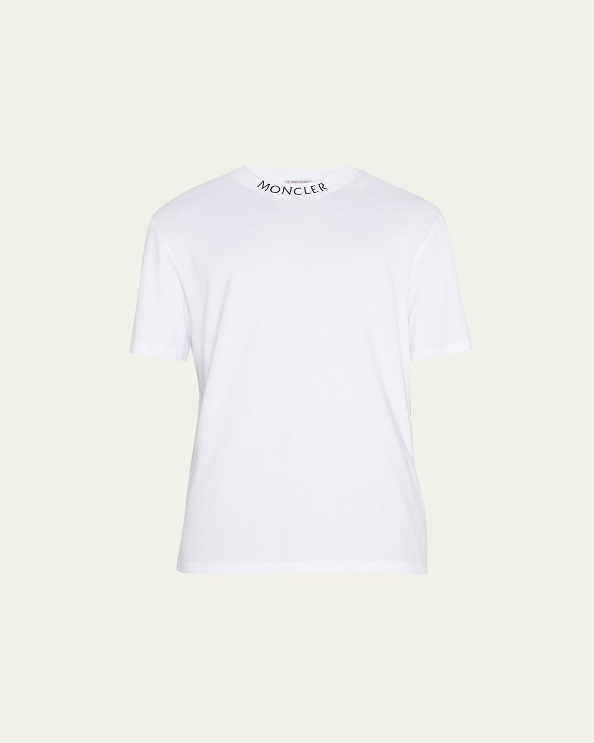Moncler Men's Logo-Neck T-Shirt | Thumbnail 6 Moncler Men's Logo-Neck T-Shirt | Thumbnail 6