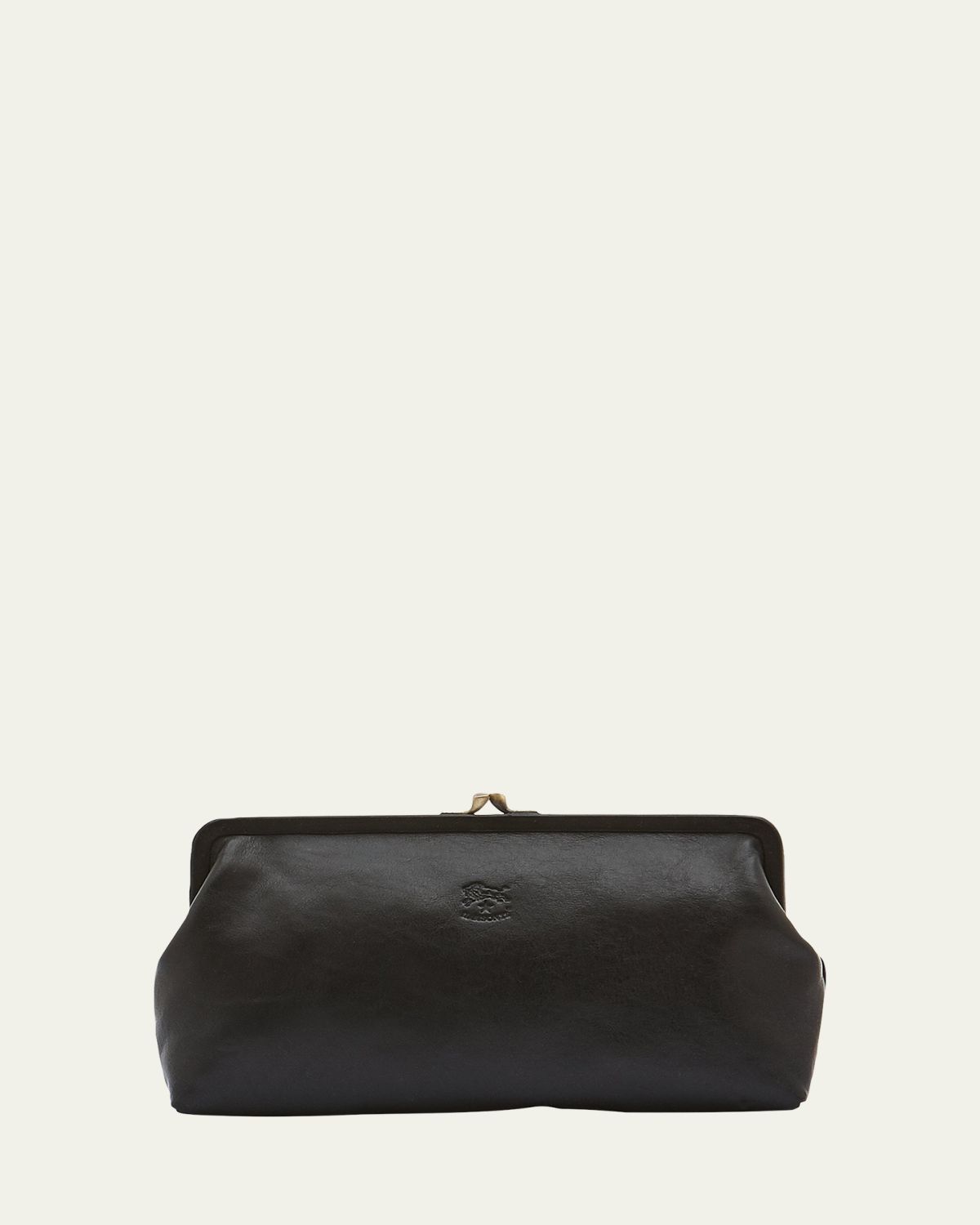 Il Bisonte Manuela Vegetable-Tanned Leather Clutch Bag