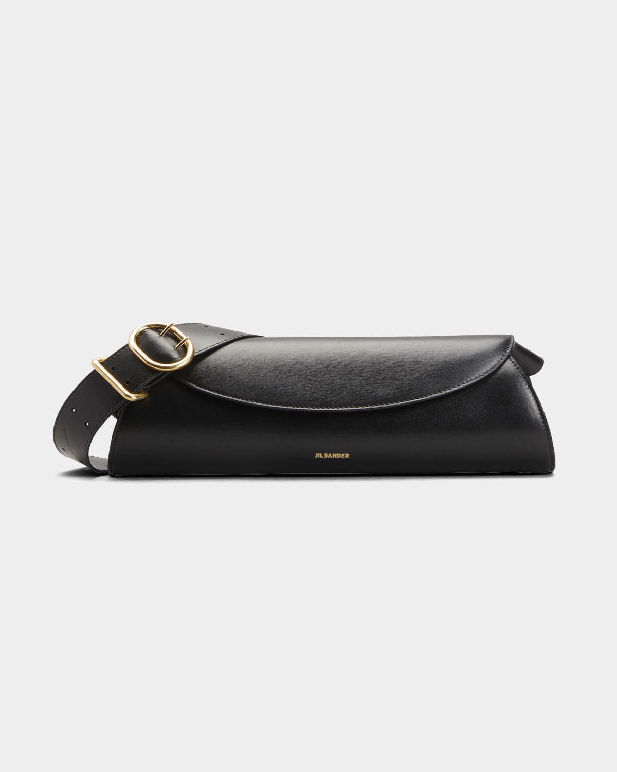 Jil Sander Cannolo Small Napa Leather Shoulder Bag