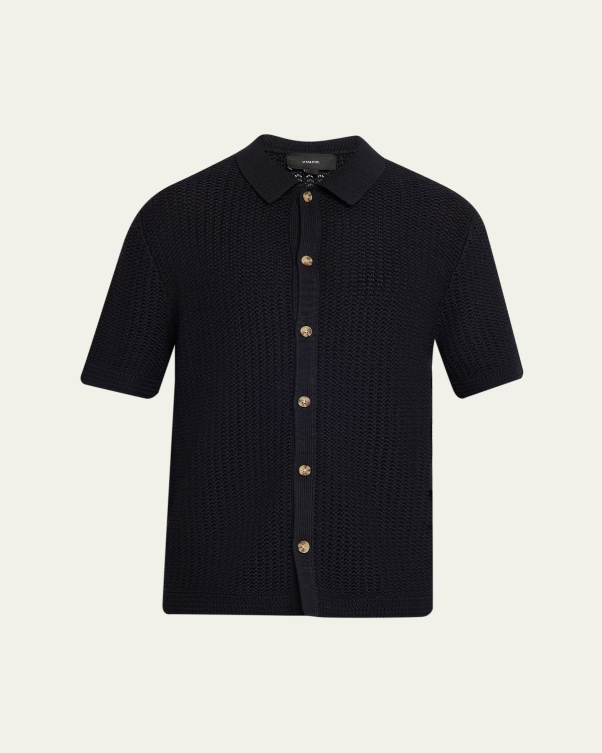 Vince Men's Crochet Button-Down Shirt