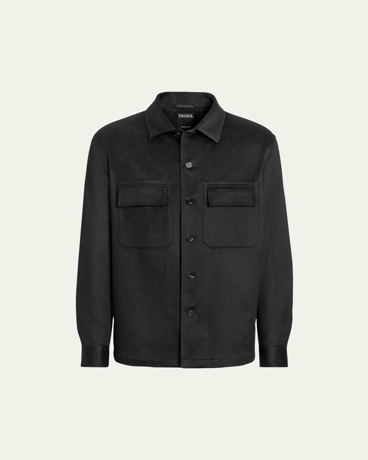 ZEGNA Men's Cashmere Overshirt | Thumbnail 6 ZEGNA Men's Cashmere Overshirt | Thumbnail 6