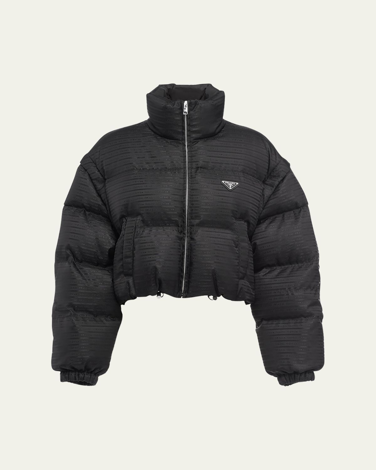 Prada Printed Down Jacket with Detachable Sleeves | Thumbnail 5 Prada Printed Down Jacket with Detachable Sleeves | Thumbnail 5