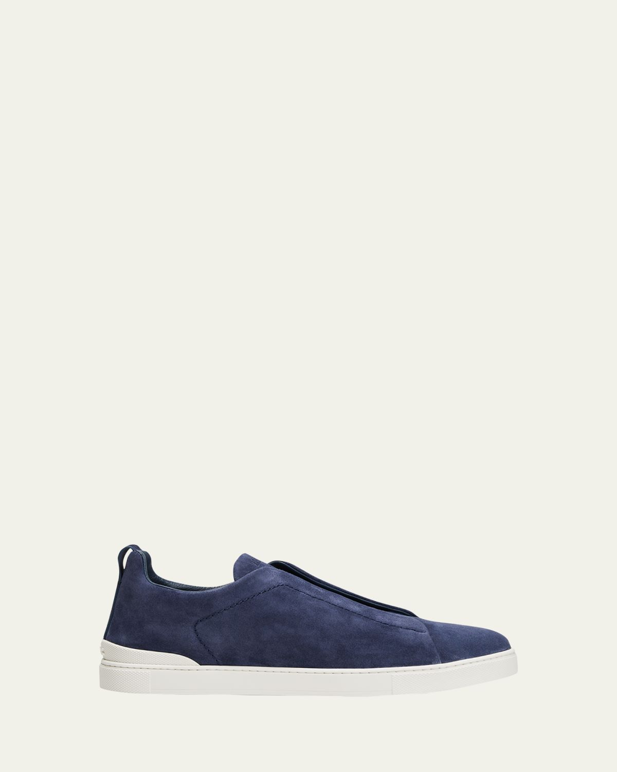ZEGNA Men's Triple Stitch Suede Sneakers | Thumbnail 6 ZEGNA Men's Triple Stitch Suede Sneakers | Thumbnail 6
