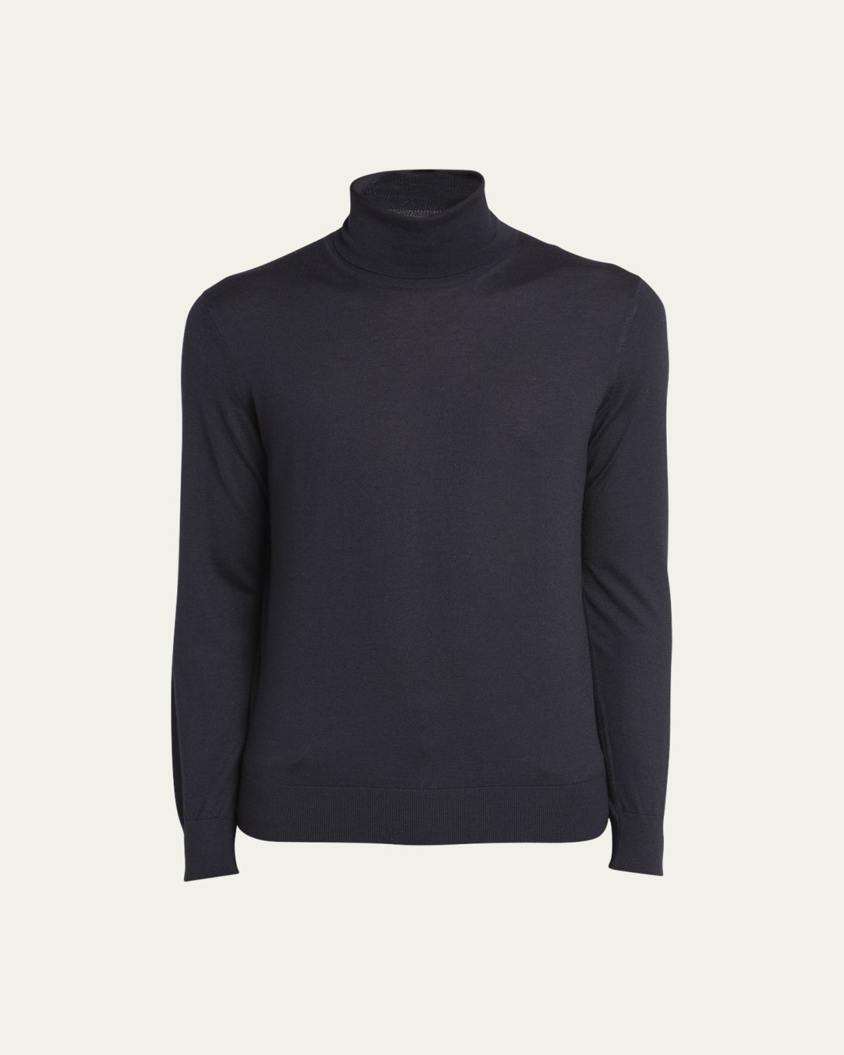 ZEGNA Men's Casheta Cashmere-Silk Turtleneck Sweater