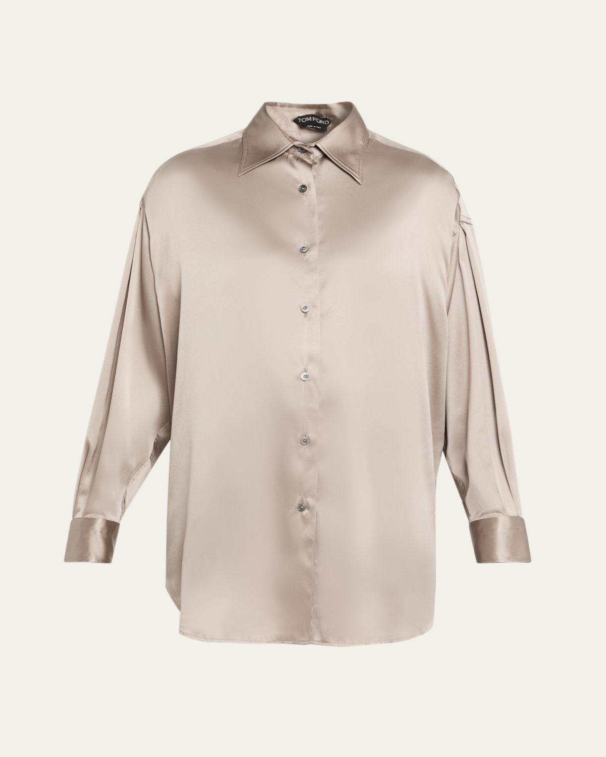 TOM FORD Button-Down Silk Shirt