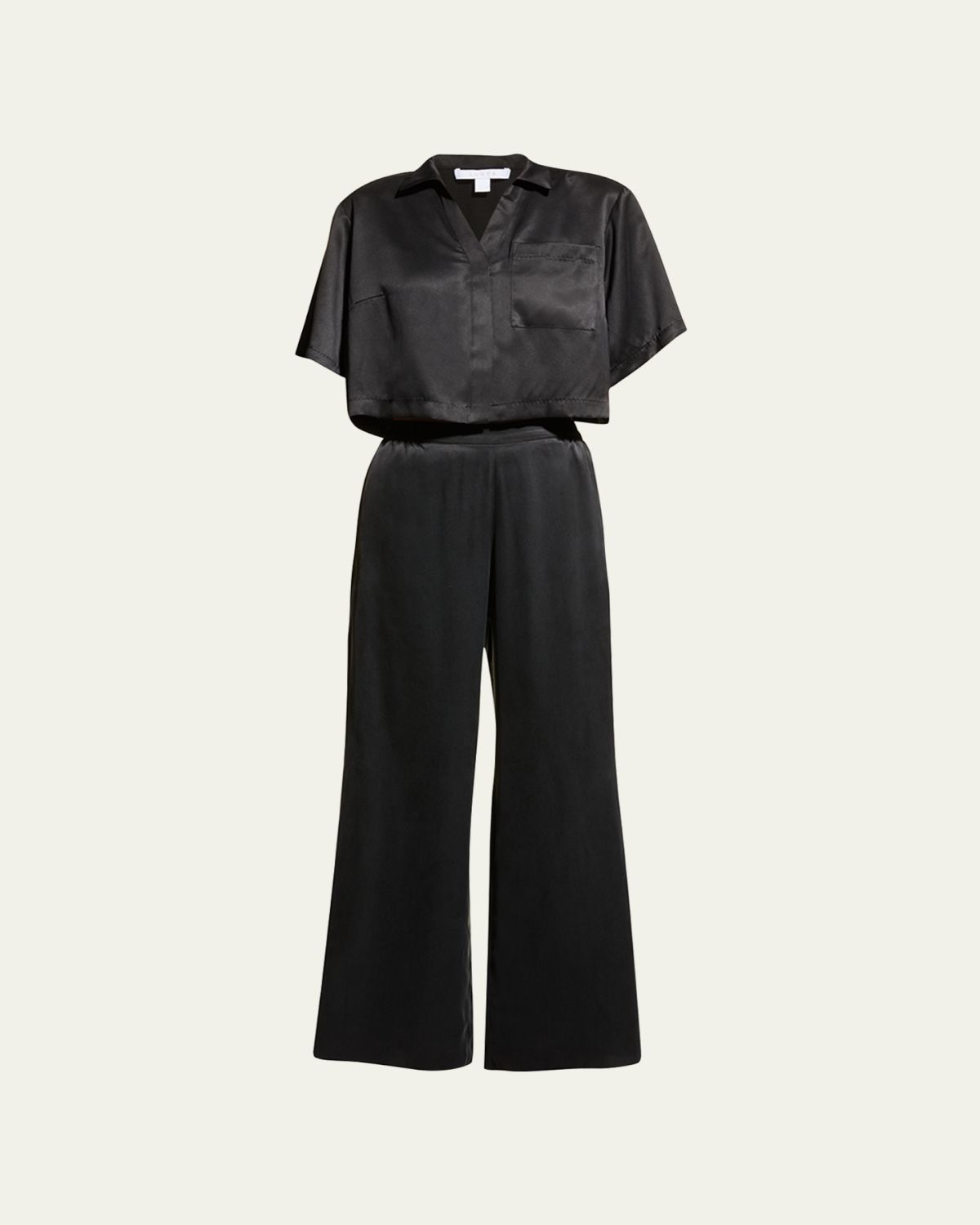 Lunya Washable Silk High-Rise Pant Set