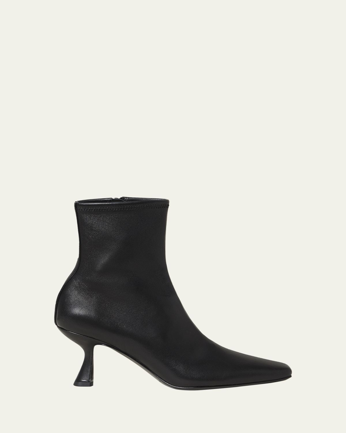 Loeffler Randall Lambskin Kitten-Heel Booties