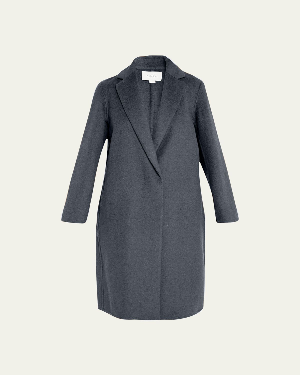 Vince Classic Straight Wool-Blend Coat