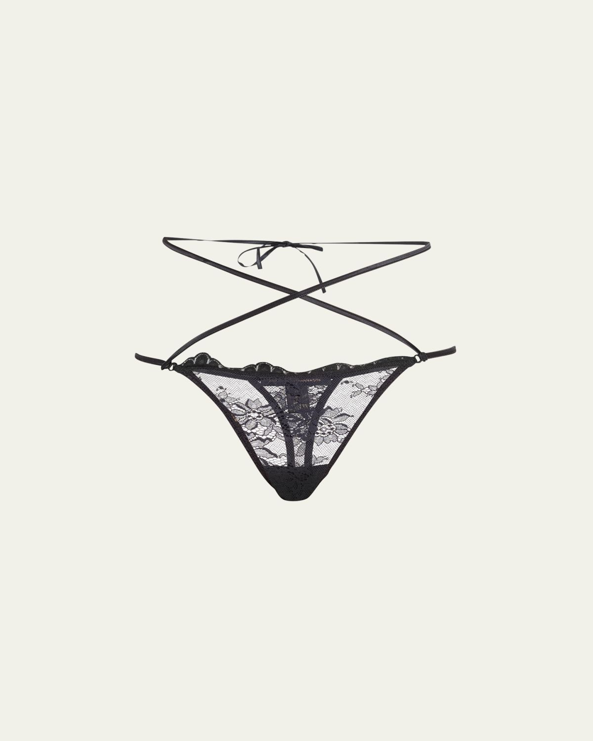 Kiki De Montparnasse Jolie Strappy Lace Thong | Thumbnail 5 Kiki De Montparnasse Jolie Strappy Lace Thong | Thumbnail 5