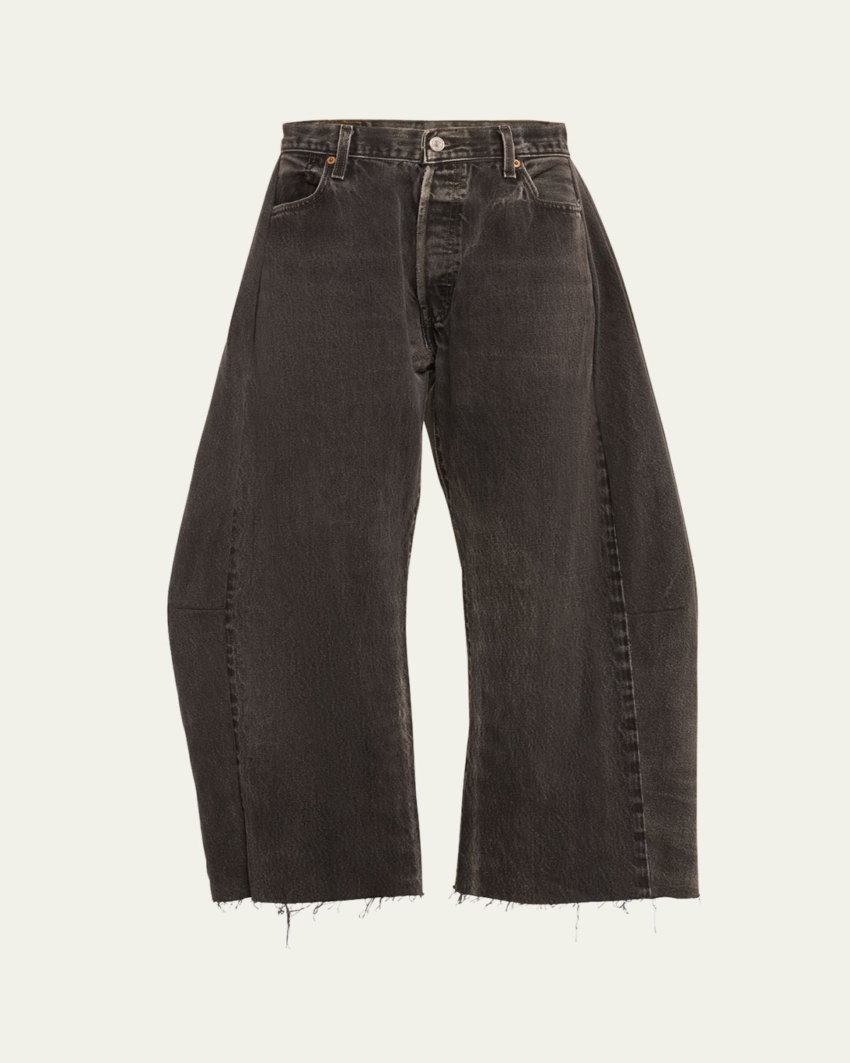 B SIDES Lasso Rework Cropped Wide-Leg Jeans | Thumbnail 6