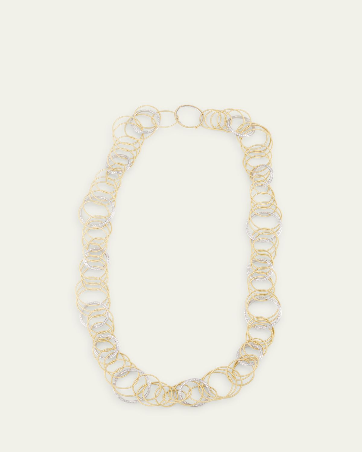 Buccellati Hawaii 18K Diamond Short Necklace, 48cm