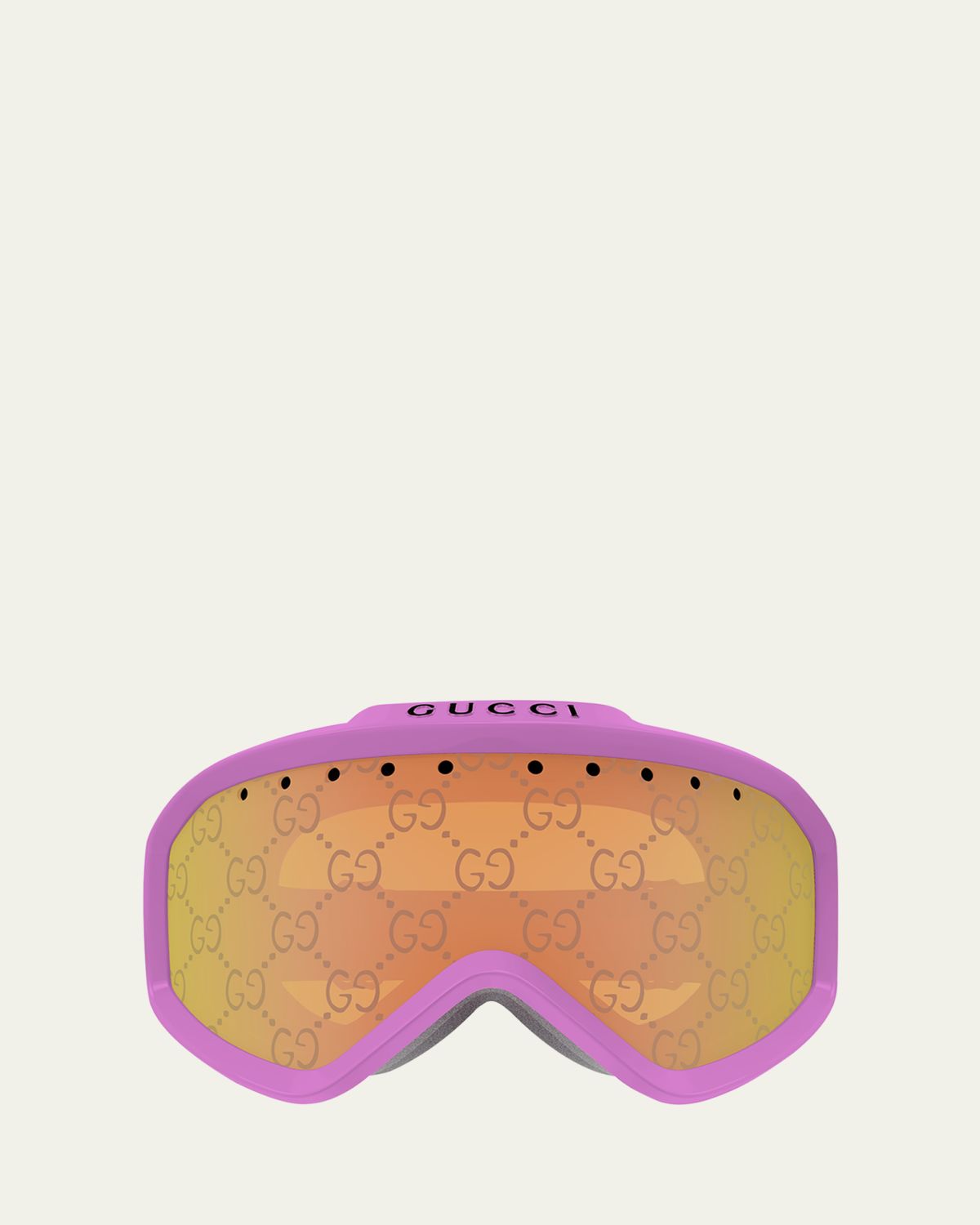 Gucci Multicolor Logo Injection Plastic Shield Sunglasses