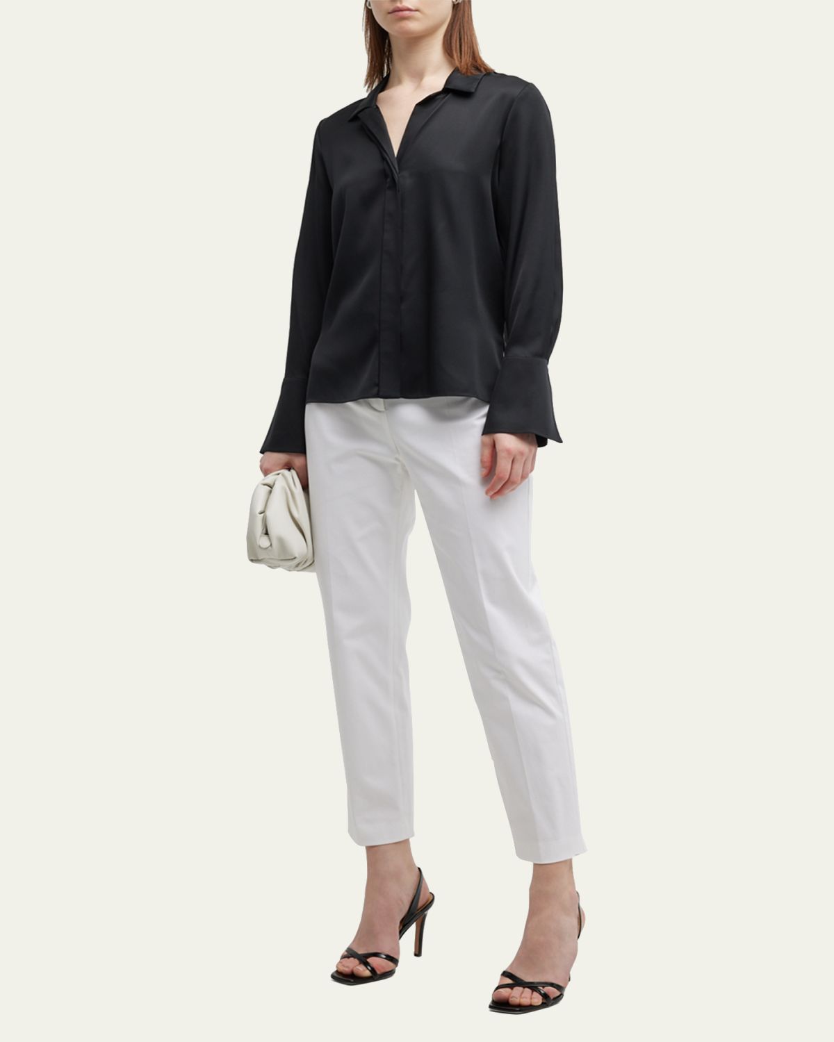 Kobi Halperin Liv Split-Cuff Stretch Silk Blouse | Thumbnail 2 Kobi Halperin Liv Split-Cuff Stretch Silk Blouse | Thumbnail 2