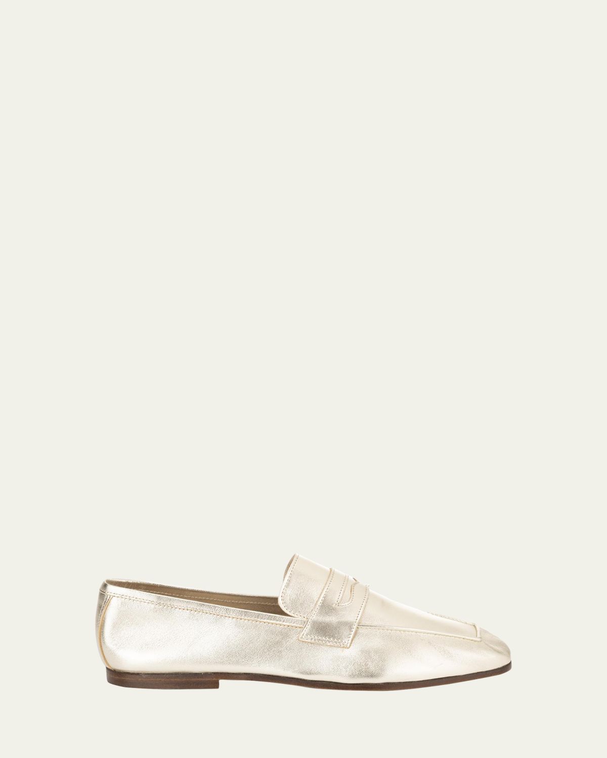 Sophique Essenziale Classic Metallic Penny Loafers