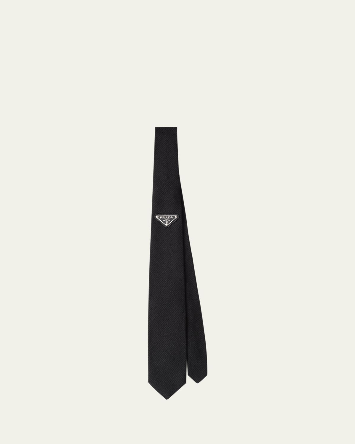 Prada Men's Needlepoint Silk Tie