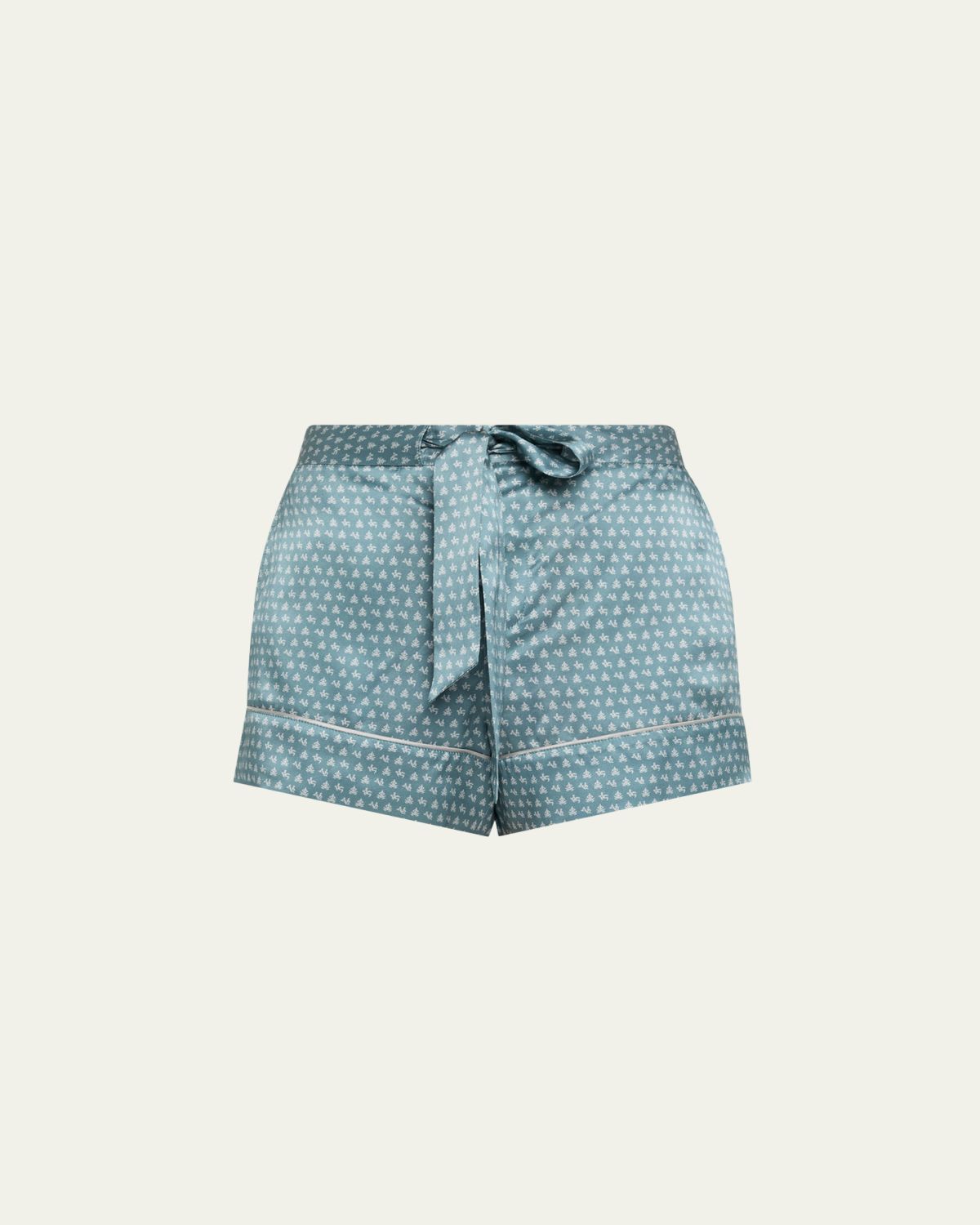 Kiki De Montparnasse Kiki Drawstring Silk Lounge Pants